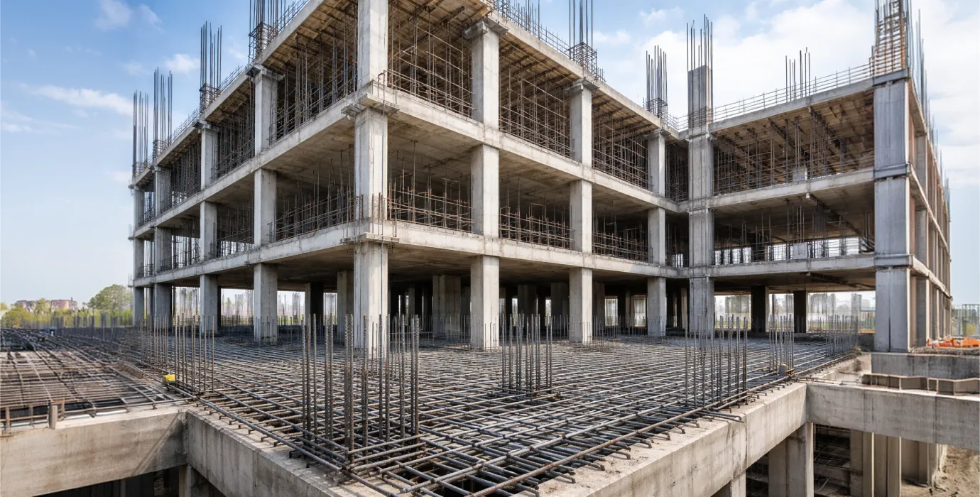 TMT Rebars in RCC Framework: The Key to Structural Balance 
